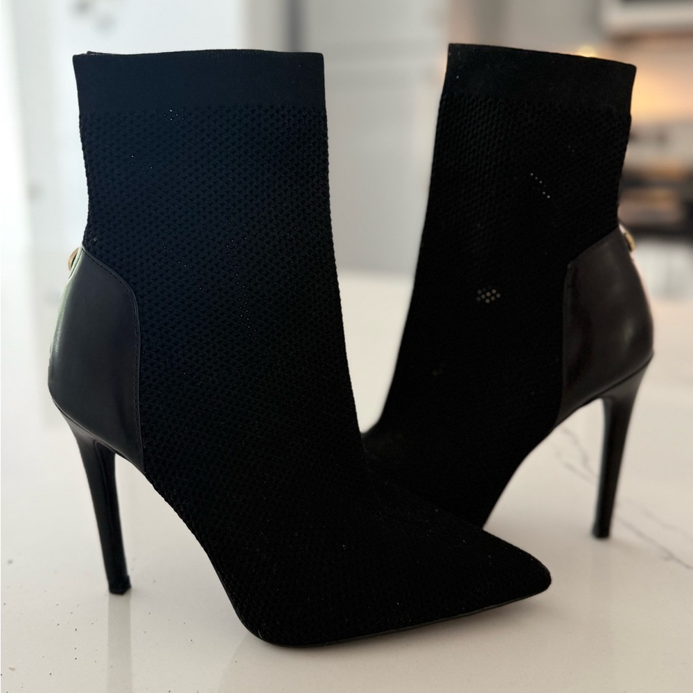 Guess Black Heeled Boots with Stiletto Heels